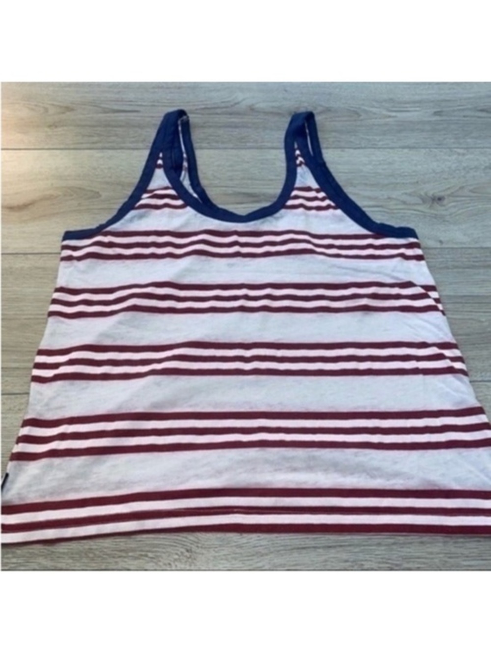 RVCA striped tank top sleeveless shirt